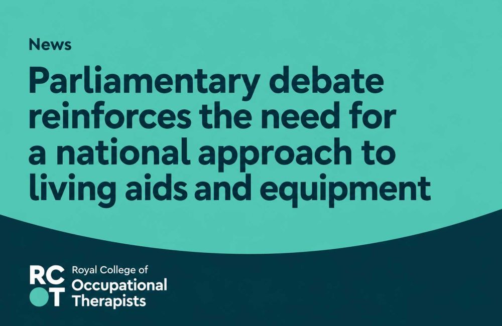 Parliamentary debate reinforces the need for a national approach to living aids and equipment